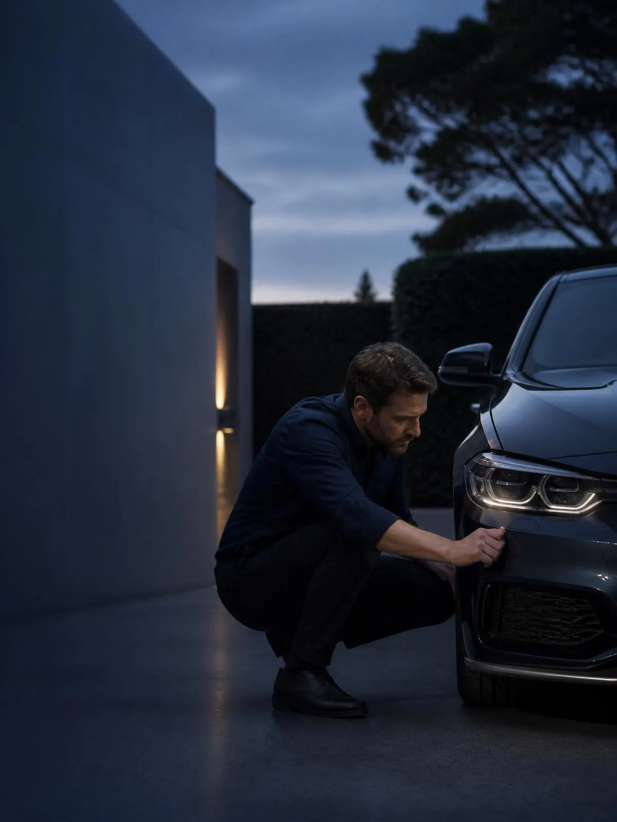 Mechanic performing a pre-purchase vehicle inspection in Sydney